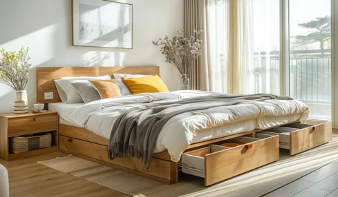 Apprendre à optimiser l'espace de rangement dans votre chambre : astuces et choix de sommiers avec rangement