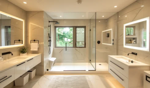 Idées pour aménager une salle de bain moderne et pratique : astuces d'optimisation et harmonie des matériaux