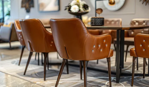 Des chaises en cuir pour une salle à manger élégante : confort, durabilité et style pour votre intérieur