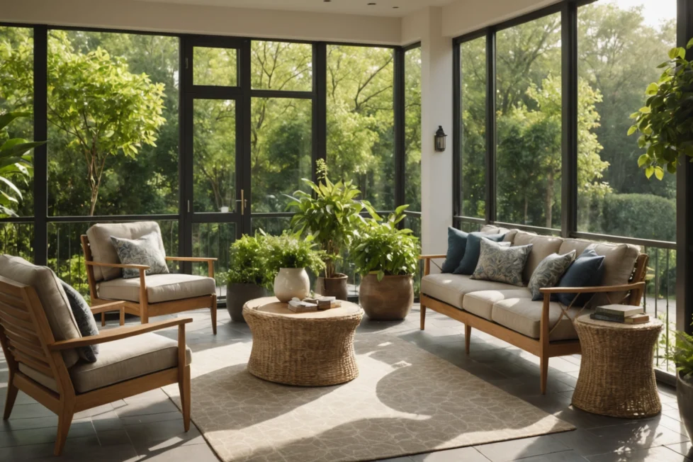 Créer un espace lumineux : astuces pour concevoir et aménager votre véranda